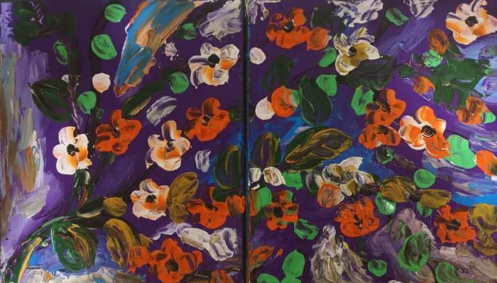 Pictura Creanga Cu Flori