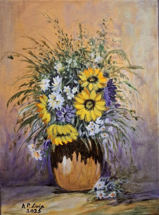 Pictura Vas Cu Flori