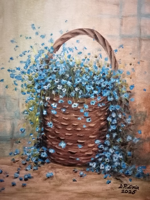 Pictura Flori -De Nu Ma Uita-