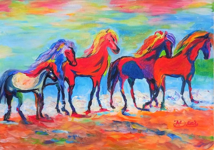 Pictura Horses In Colors