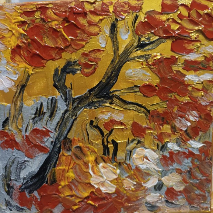 Pictura Peisaj Auriu