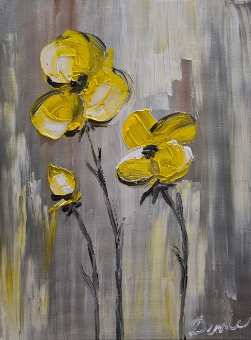 Pictura Flori Galbene
