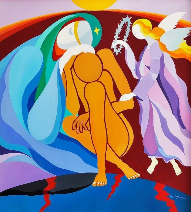 Pictura Fericiti Cei Ce Plang Caci Ei Vor Fi Mangaiati