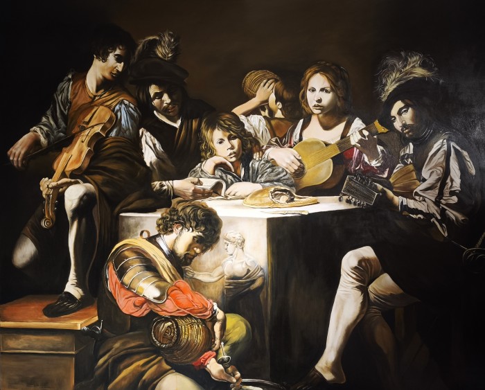 Pictura Le Concert Au Bas-Relief