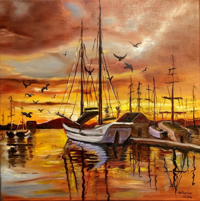 Pictura O Noapte In Port