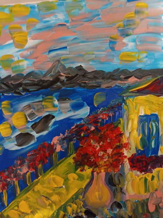 Pictura Plimbare Pe Faleza