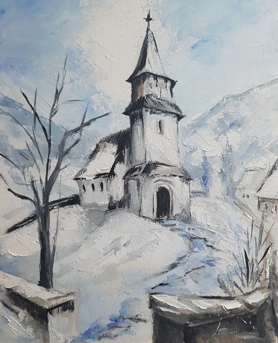 Pictura A Venit Iarna, La Schit...