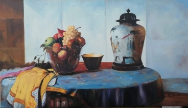 Natura Statica Cu Motiv Japonez Pictura