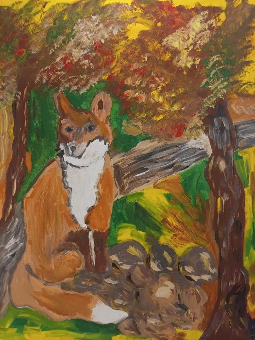 Pictura Vulpea Din Padure