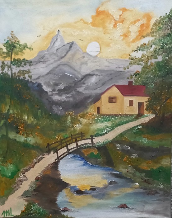 Pictura Peisaj De Munte