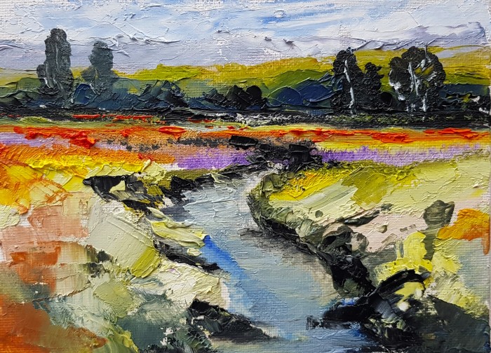 Pictura Linistea Campului