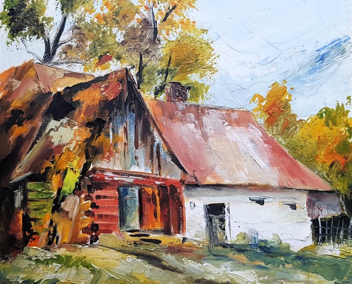 Pictura Toamna-N Carpati