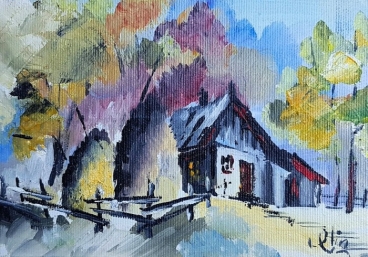 Toamnă Târzie... Pictura Toamnă Târzie... Pictura