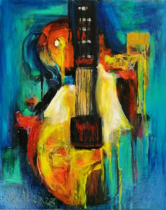 Pictura ,, Gibson Quitare''