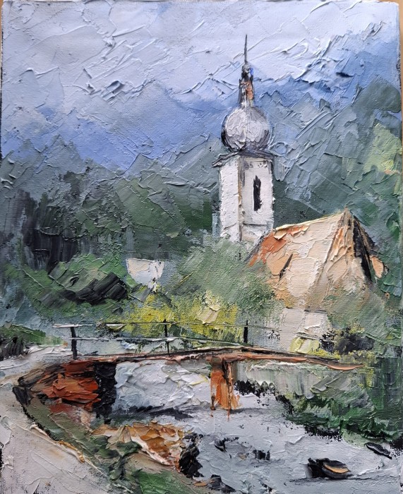 Pictura Dor  De Satul Natal....