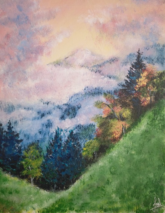 Pictura Printre Nori