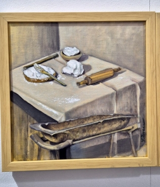 Natura Statica Cu Paine 3 Pictura