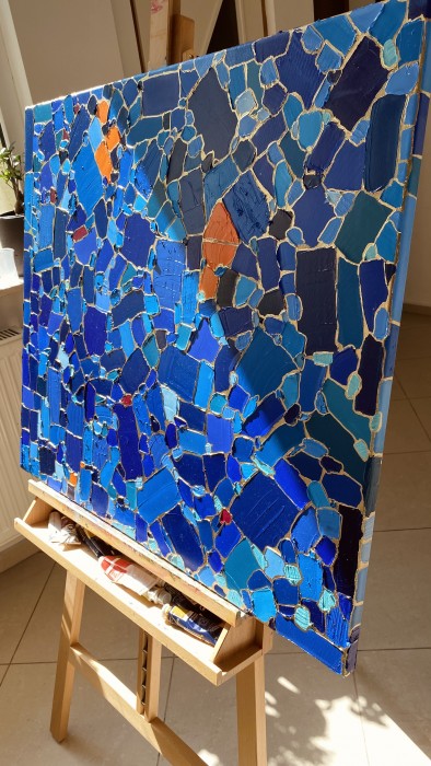 Pictura Peace - Abstract Mosaic Gaudi Inspired