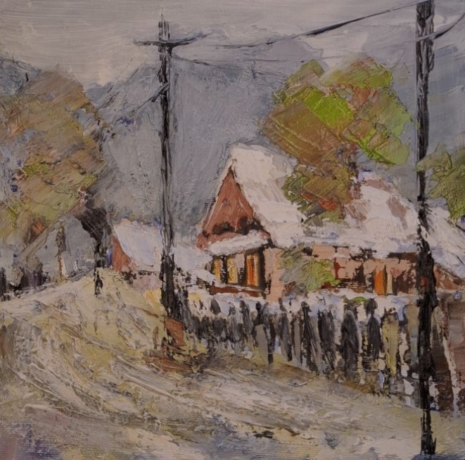 Pictura Iarnă Timpurie În Ardeal