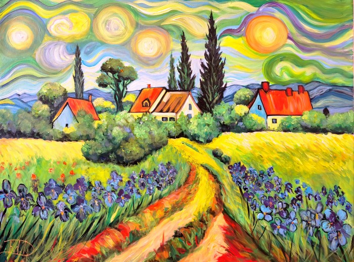 Pictura Blue Flowers