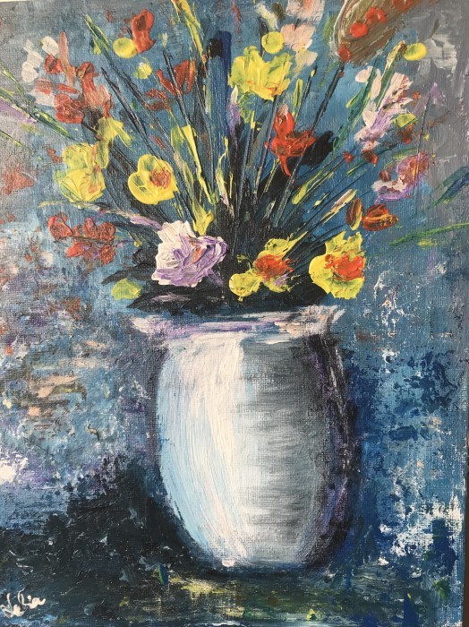 Pictura Vas Cu Flori