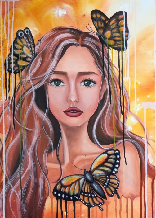 Pictura Fluturi