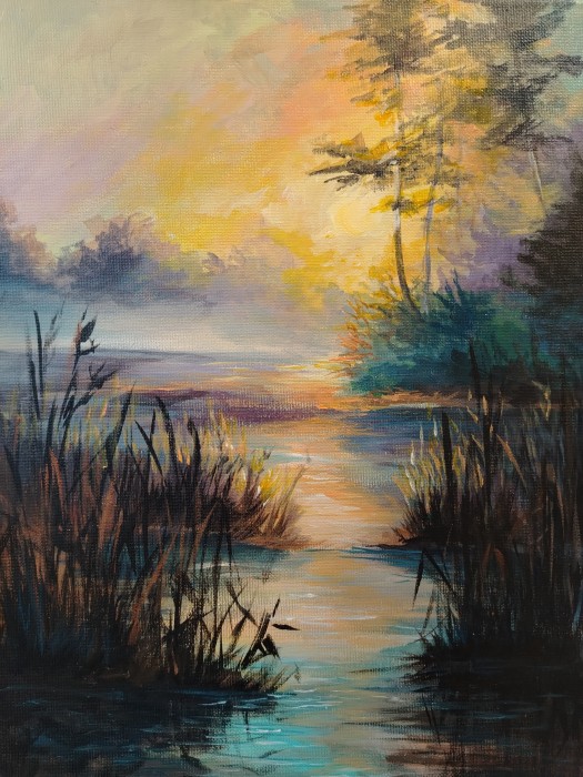 Pictura Tușe În Apus