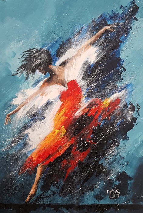 Pictura Dansand Prin Ploaie