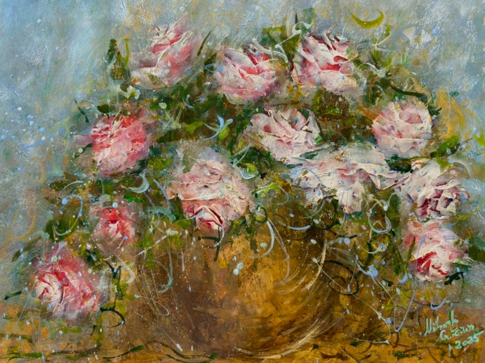 Pictura “Simfonie In Roz Si Verde”