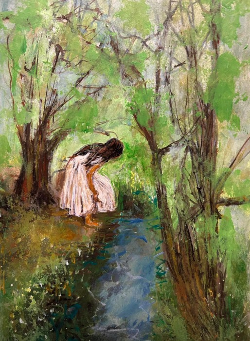 Pictura Lânga Pârâu