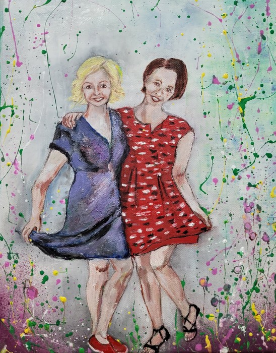 Pictura Cristina Și Laura , O Viata De Om