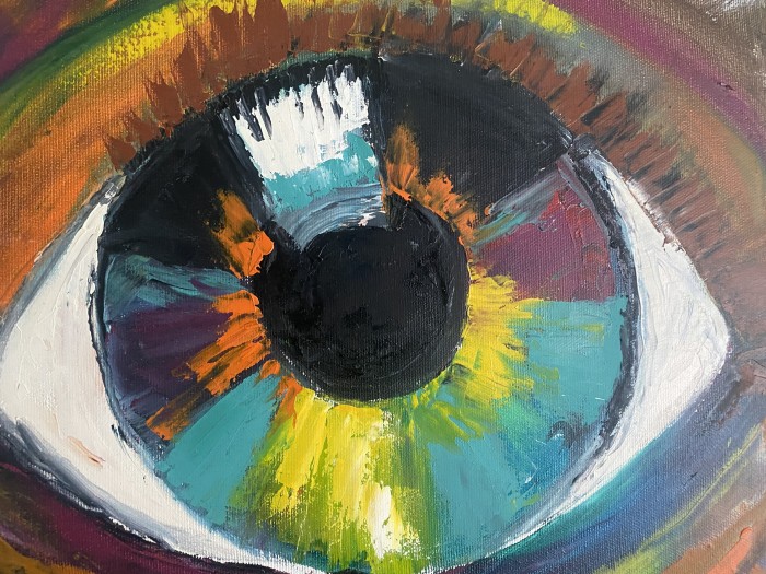Pictura The Eye, Original, Oil/Canvas