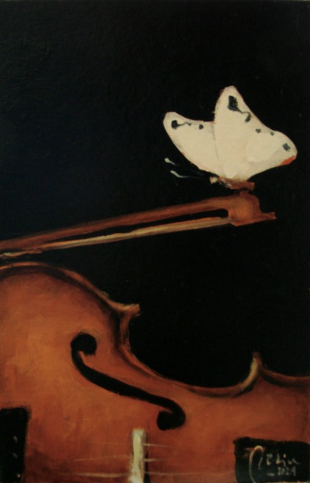 Pictura Echilibru , Ulei Carton