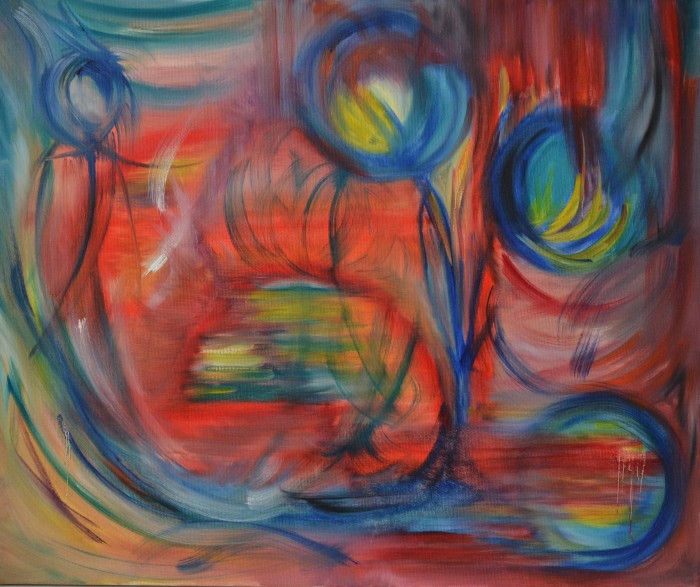 Pictura Blue Poppies