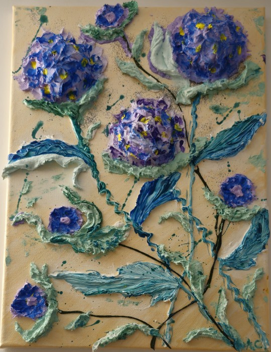 Pictura Dansul Hortensiilor