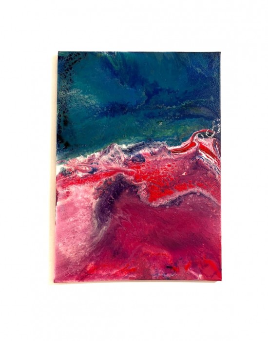 Pictura Roz-Albastru In Echilibru