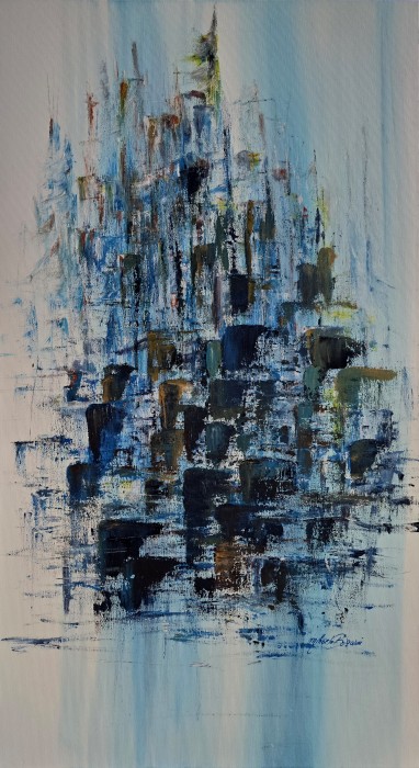 Pictura Reflexii Intr-Un Oras Uituc