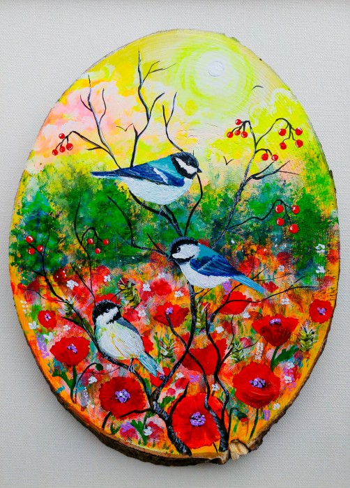 Pictura Poiana Cu Maci