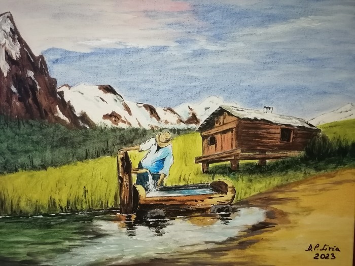 Pictura Izvorul De La Munte