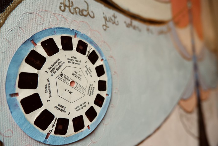 Pictura Fluttering Moments- Detaliu