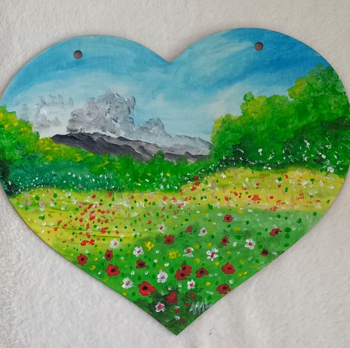 Pictura Camp Cu Flori