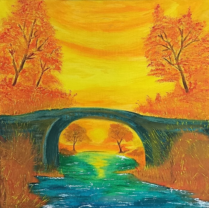 Pictura Podul La Apus