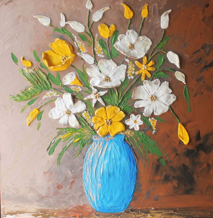 Pictura Vaza Albastra