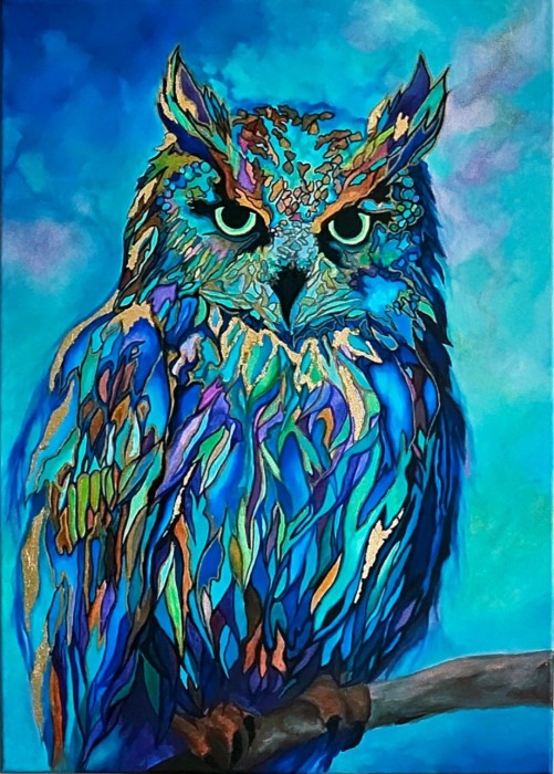Pictura Blue Owl