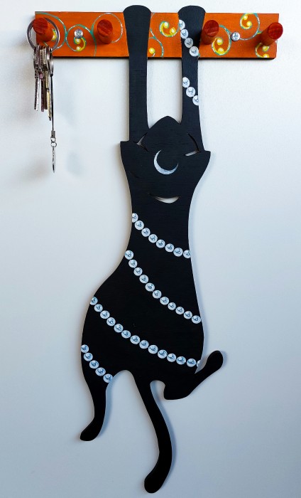 Pictura Cuier Pisica Pentru Chei/Bijuterii Classy