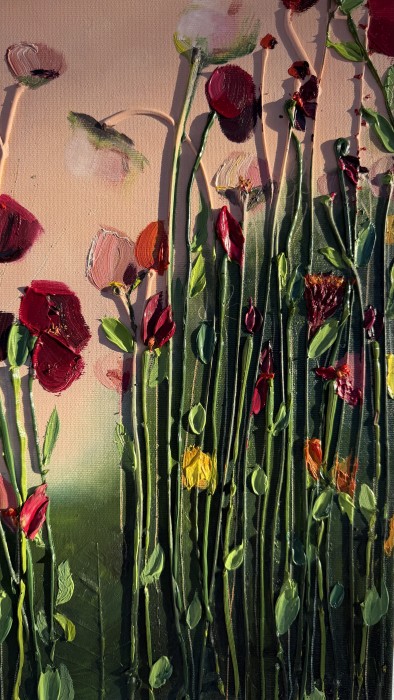 Pictura For The Girl Who Keeps Blooming - Detaliu