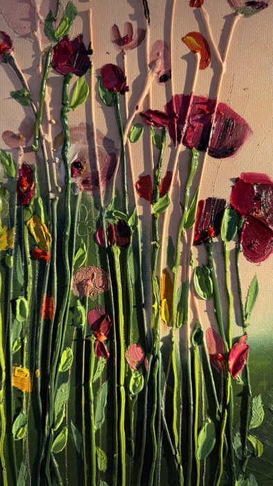 Pictura For The Girl Who Keeps Blooming- Detaliu