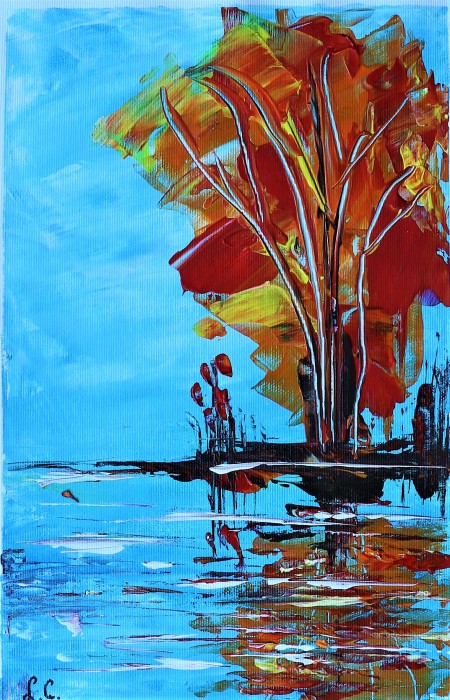 Pictura Cerul Din Lac