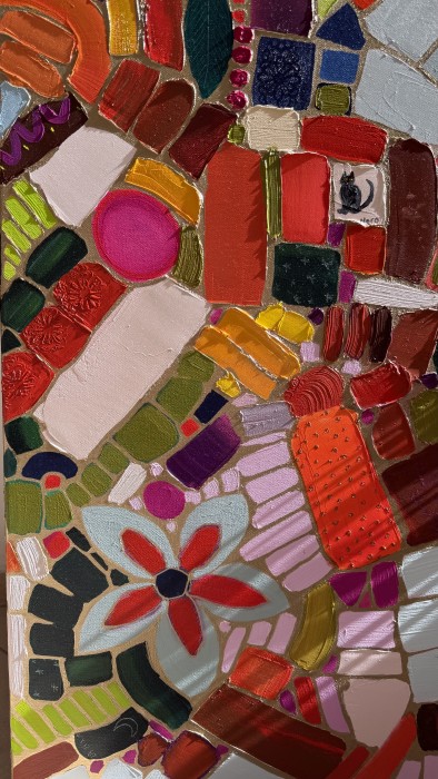 Pictura Terra Cotta - Detaliu