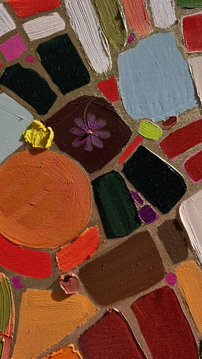 Pictura Terra Cotta - Detaliu